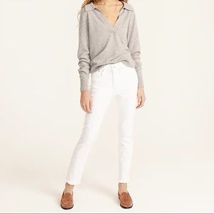 J Crew Slim Boyfriend Jean White NWT Size 32